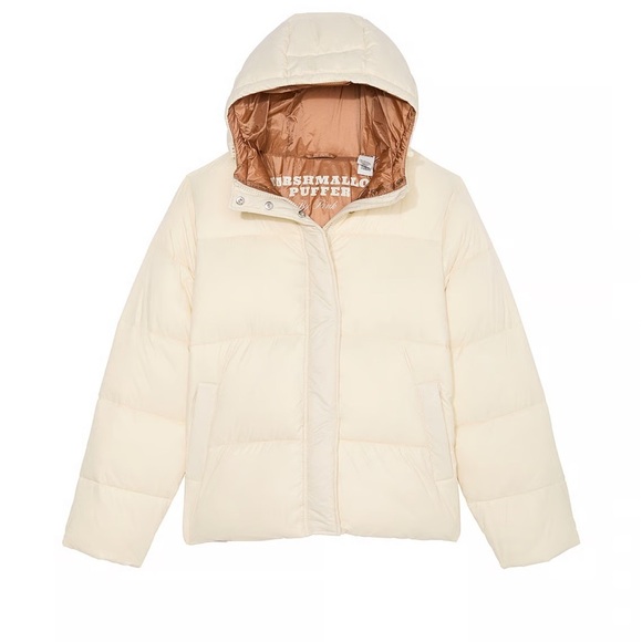 PINK Victoria's Secret marshmallowpuffer size L NWT - Picture 2 of 9